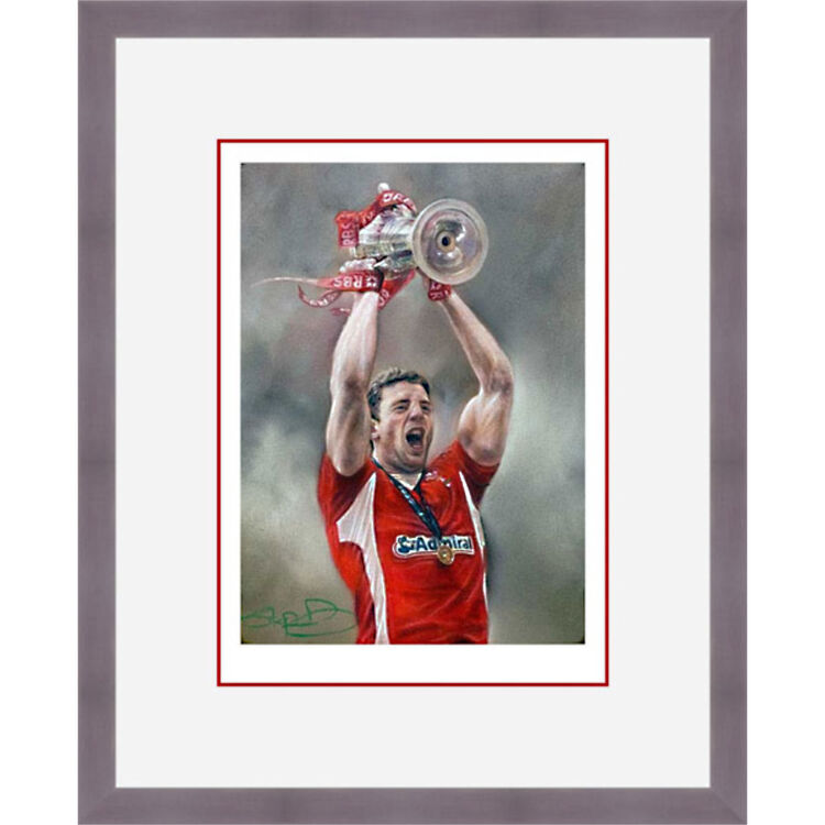 Alex Cuthbert - 2012 Grand Slam Framed Limited Edition Art Print by Stephen Doig