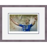 Didier Drogba - Chelsea Champions League Framed Limited Edition Art Print by Stephen Doig