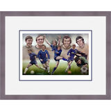 Chelsea - Blue Is The Colour Framed Limited Edition Art Print by Stephen Doig