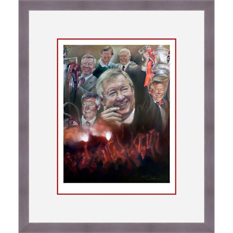 Sir Alex Ferguson - We Salute You Limited Edition Art Print by Stephen Doig