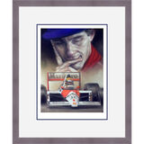 Ayrton Senna - No Ordinary Man Framed Limited Edition Art Print by Stephen Doig