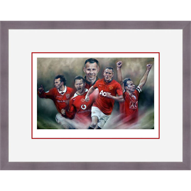 Ryan Giggs - United Through & Through Limited Edition Art Print by Stephen Doig