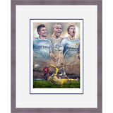 Fantastic Four - Manchester City Framed Limited Edition Art Print by Stephen Doig