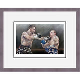 Cobra Strikes - Froch v Groves (Wembley 2014) Framed Limited Edition Art Print by Stephen Doig