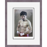 The Destroyer - Manny Pacquiao Framed Limited Edition Art Print by Stephen Doig