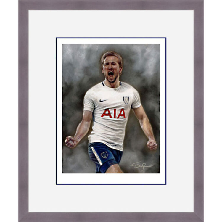 Harry Kane - Tottenham Number 10 Framed Limited Edition Art Print by Stephen Doig