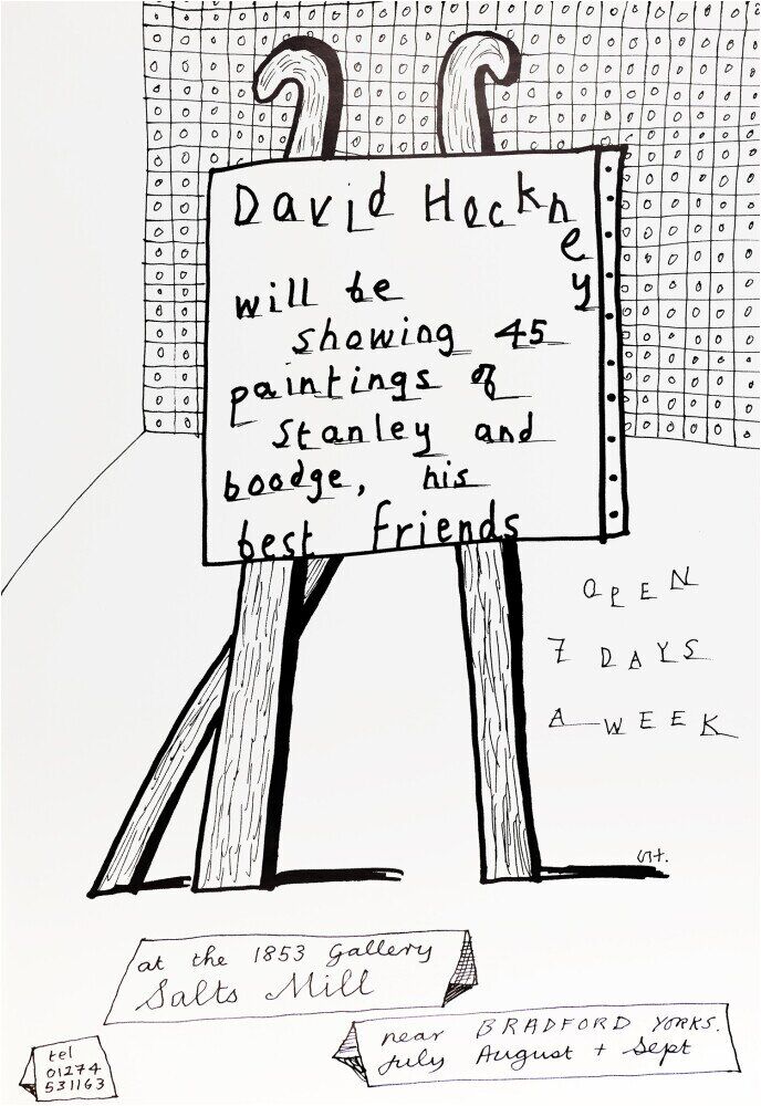 Dog Show Art Print by David Hockney