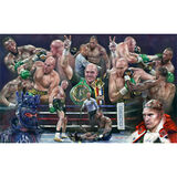 Fury v Wilder Framed Limited Edition Art Print by Stephen Doig