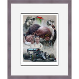 92 - Lewis Hamilton - 2020 Portuguese Grand Prix Framed Limited Edition Art Print by Stephen Doig