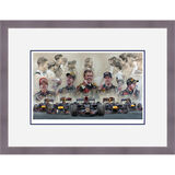Sebastian Vettel Framed Limited Edition Art Print by Stephen Doig