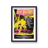 The Sex Pistols Finsbury Park 1996 Vintage Music Framed Art Print