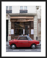 Parked - Autobianchi Framed Art Print by Flo Smith