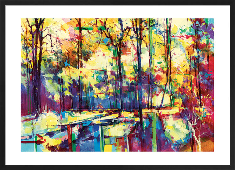 Woods Near Worcester Lodge Framed Art Print by Doug Eaton