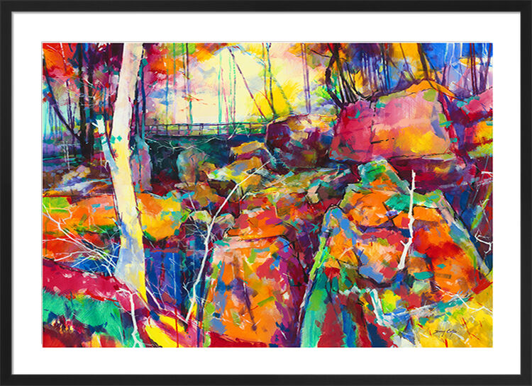 Puzzlewood Framed Art Print by Doug Eaton