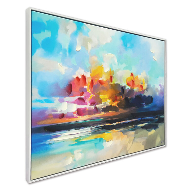 Cloud Flow Framed Canvas Art Print by Scott Naismith