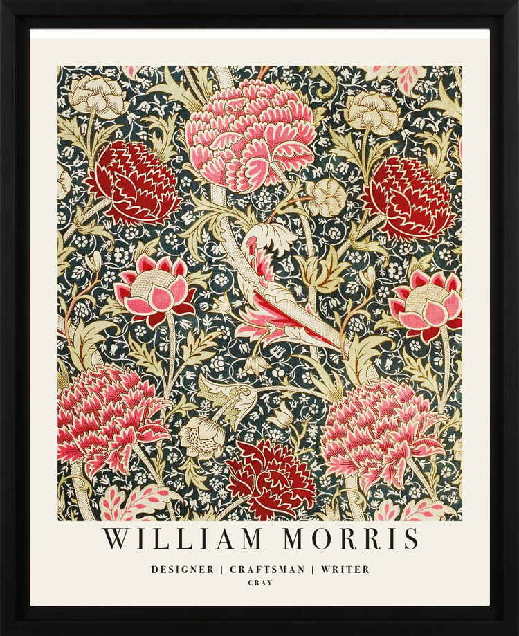 Cray Framed Art Print by William Morris