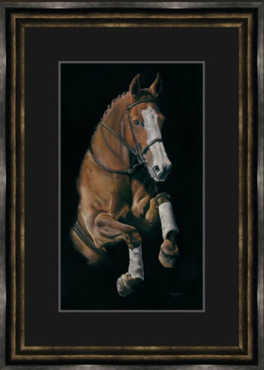 Leap of Faith - Horse Framed Limited Edition Art Print by Kay Johns