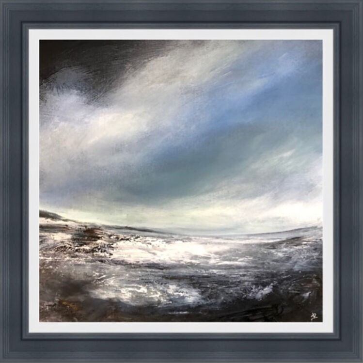 Moody Skies II Original Oil Painting by Jan Rogers