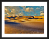 Oregon Dunes at Sunset Framed Art Print by Dennis Frates