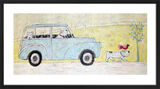 On the Way to the Park Framed Art Print by Annora Spence