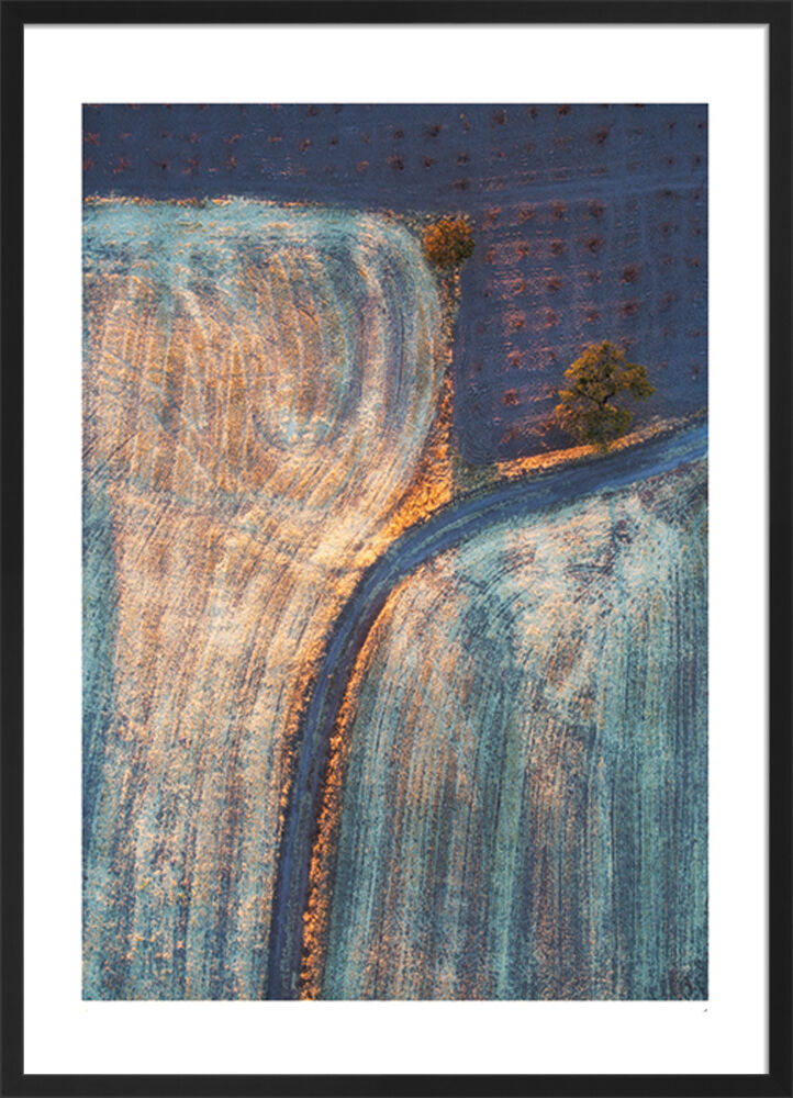 Aerial Landscape, Cappadocia, Turkey Framed Art Print by David Clapp