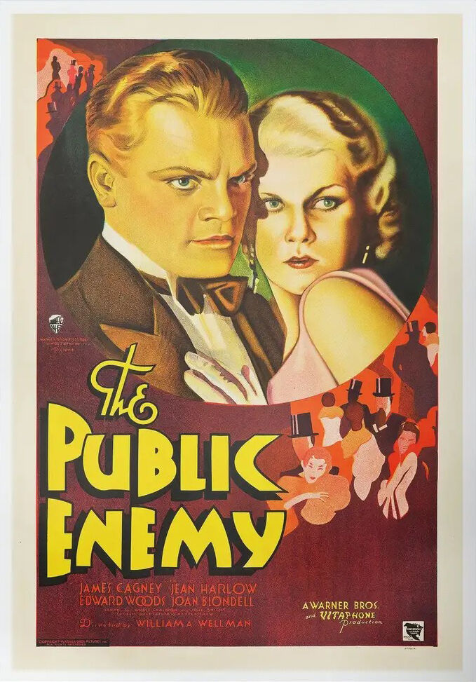 Public Enemy Vintage Movie Poster