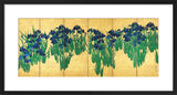 Irises Framed Art Print by Ogata Korin