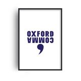 Oxford Comma Home Decor Framed Art Print