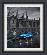 Go Play In Your Own Street Framed Limited Edition Art Print by Peter Davidson
