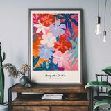Love Your Garden Painted Flowers Framed Print