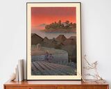 Amakusa Framed Art Print by Hasui Kawase