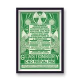 Glastonbury CND Festival 1982 Framed Art Print