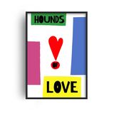 Hounds of Love Retro Music Home Decor Framed Art Print