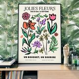 Beautiful Flowers Ink Drawing 1 Framed Print