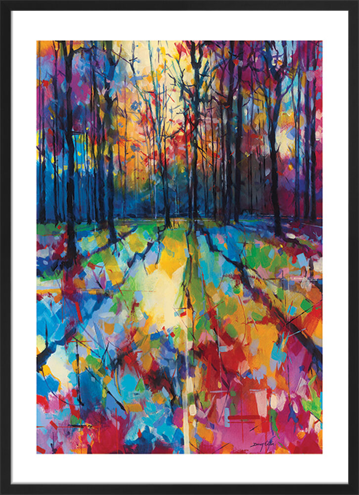 Mile End Woods Framed Art Print by Doug Eaton