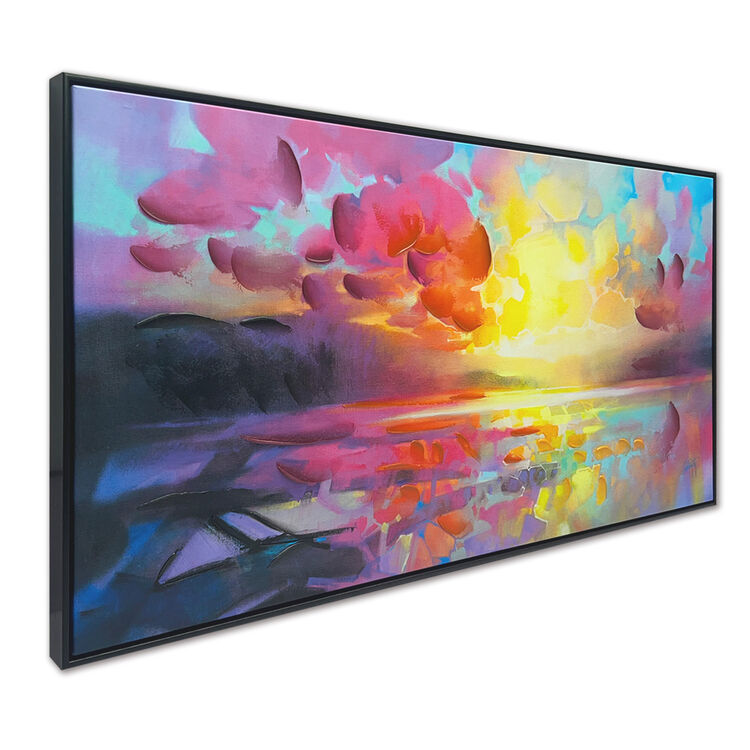 Esprit Lumiere Framed Canvas Art Print by Scott Naismith