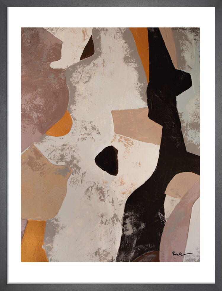 Earth And Ember I Framed Art Print by Anna Bernad