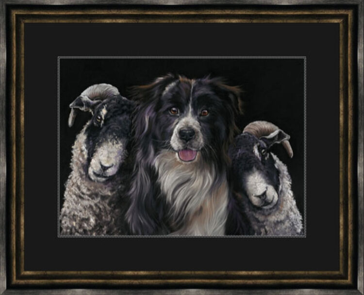 Work Mates Framed Limited Edition Art Print by Kay Johns