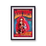 Janis Joplin Live Vintage Music Framed Art Print