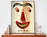 Vintage Campari Soda Print 2 Framed Art Print