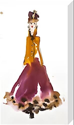 Royal Couture Crown Canvas Art Print by Bridget Davies