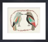 The Lovebirds Art print by Inaluxe