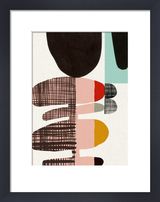 Pink Connection Art print by Inaluxe