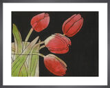 Tulips Framed Art Print by Rosie Scott