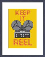 Keep It Reel Framed Art Print by Jeremy Harnell