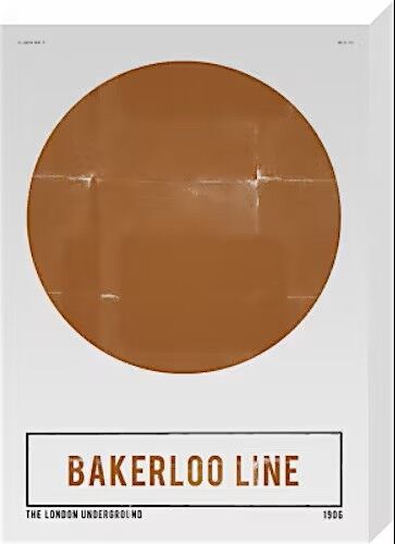 Bakerloo Line Canvas Art Print by Nick Cranston