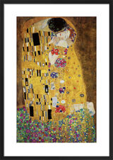 The Kiss by Gustav Klimt Framed Art Print
