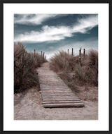 The Pathway Framed Art print by Gill Copeland