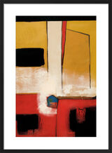 Linear Language II by Framed Art Print by Luis Parra