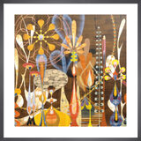 Megalaria (detail II) Framed Art Print by Rex Ray